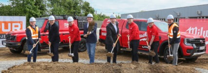 Milwaukee: Spatenstich für neues Trainingszentrum in Winnenden