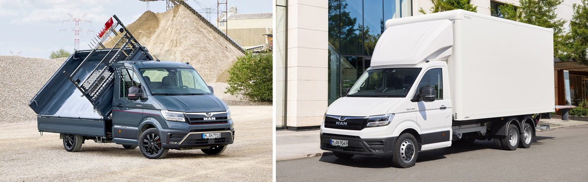 MAN bietet TGE mit zwei neuen Aufbauten an