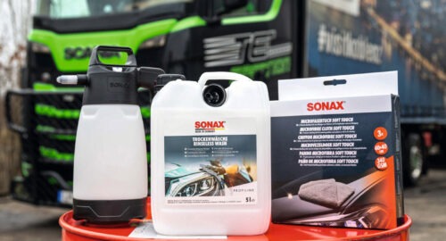 Trockenwäsche für Lkw und Bus