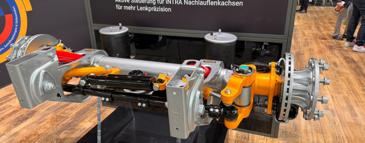 SAF-Holland mit neuer INTRA Smart Steering Lenkachse auf der NUFAM