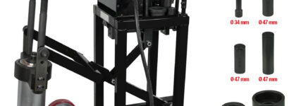 KS Tools: 75t Achsschenkelpresse mit Hülsensatz