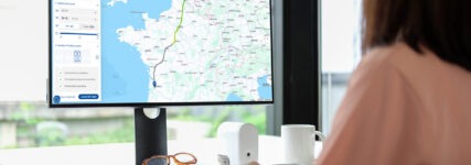 DAF mit interaktiven Routensimulator für E-Trucks
