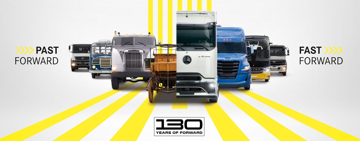 Daimler Truck feiert ‚130 Years of Forward‘