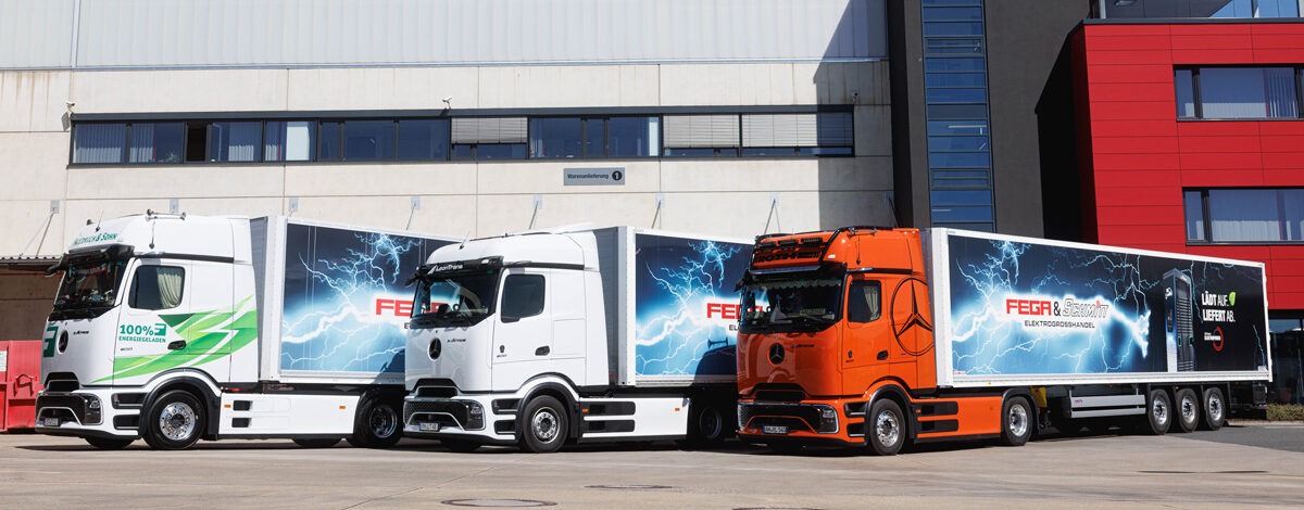 Best Practice: FEGA & Schmitt setzt auf E-Lkw und sammelt Erfahrungen