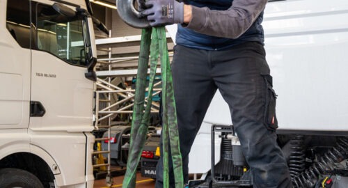 Hebewerkzeug für Sattelplatten