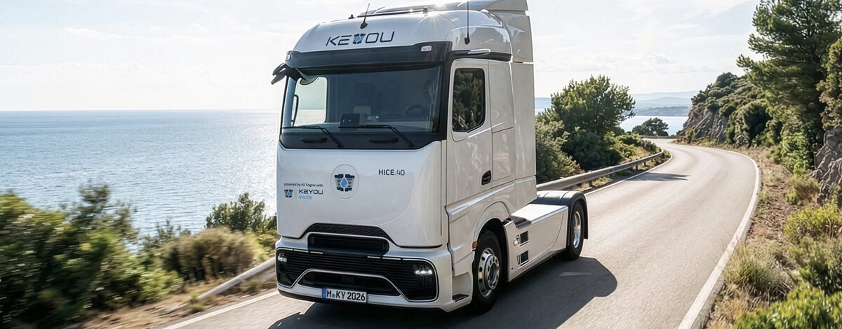 Wasserstoff-Verbrenner: Daimler Truck kooperiert mit KEYOU