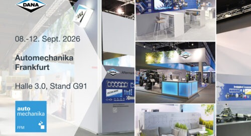 Dana zeigt auf der Automechanika neue Dichtungen für Lkw